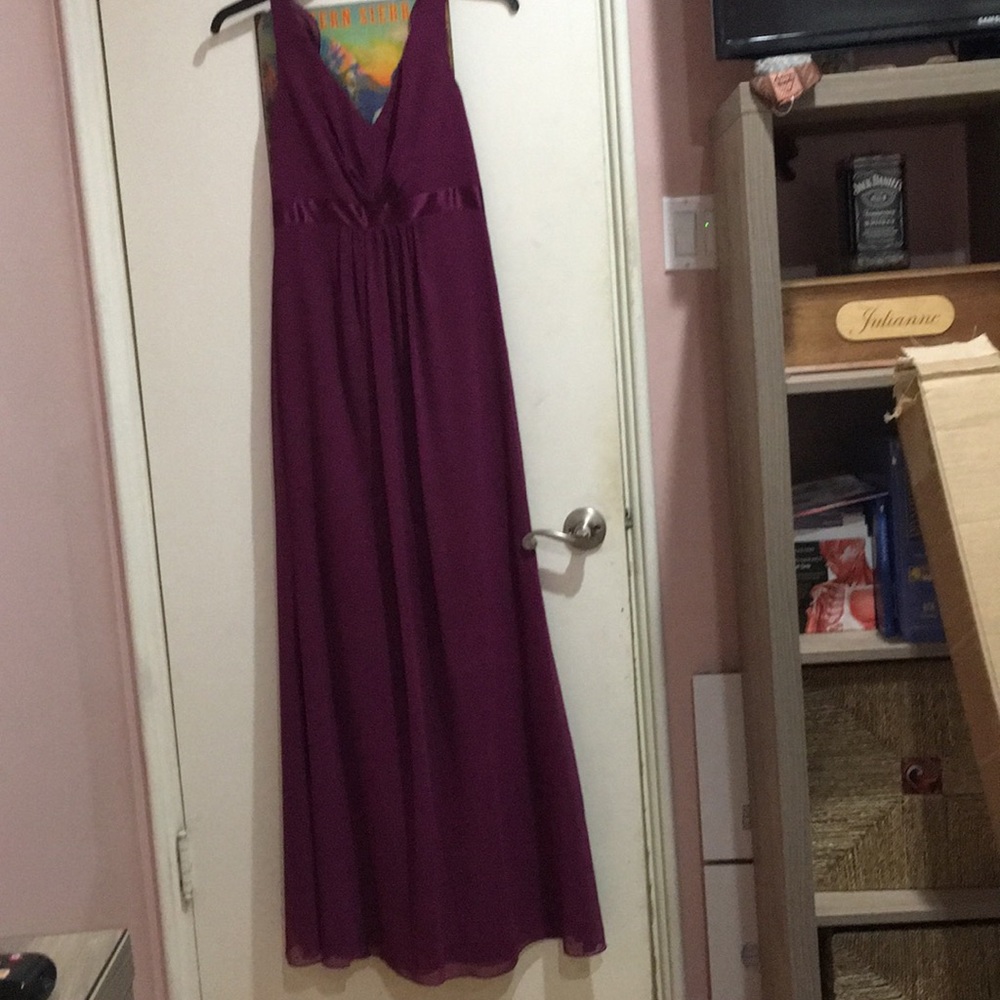 David’s bridal purple dress